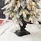 4ft. Pre-Lit Flocked Red Berry Fir Artificial Christmas Porch Tree in Urn, White Lights